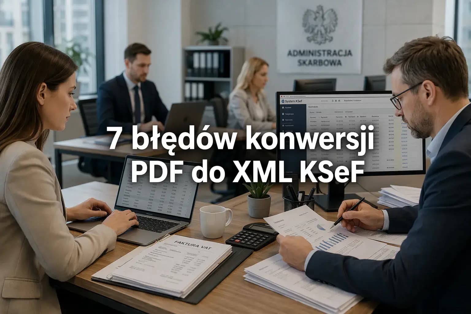 7 błędów konwersji PDF do XML KSeF