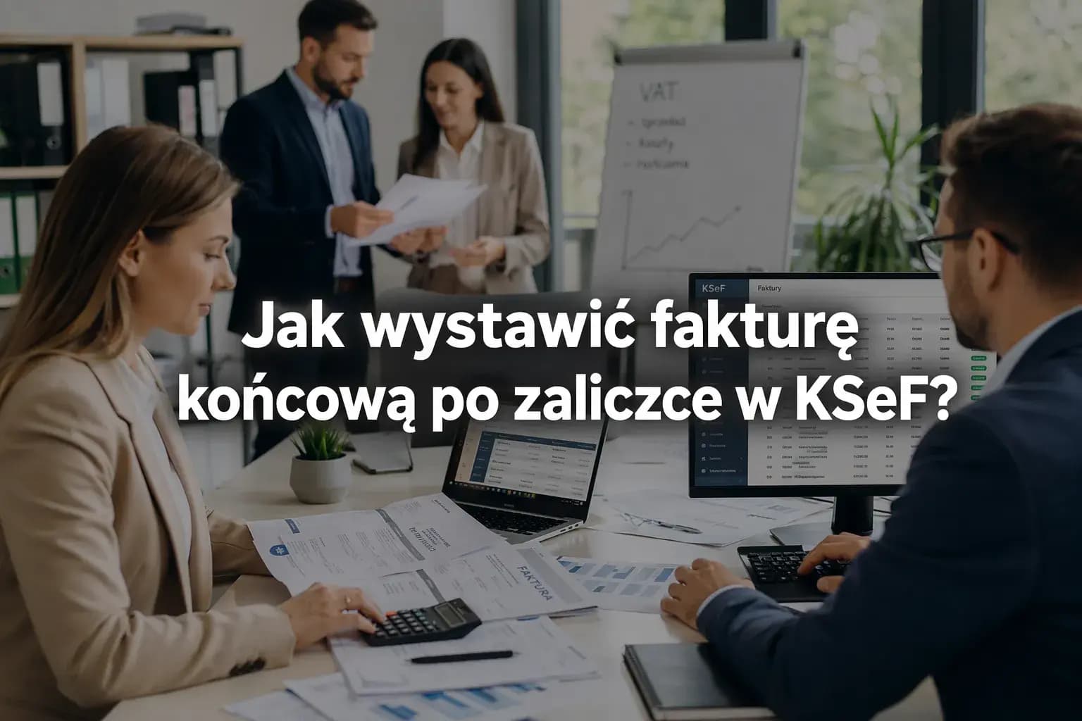 Jak wystawić fakturę końcową po zaliczce w KSeF?