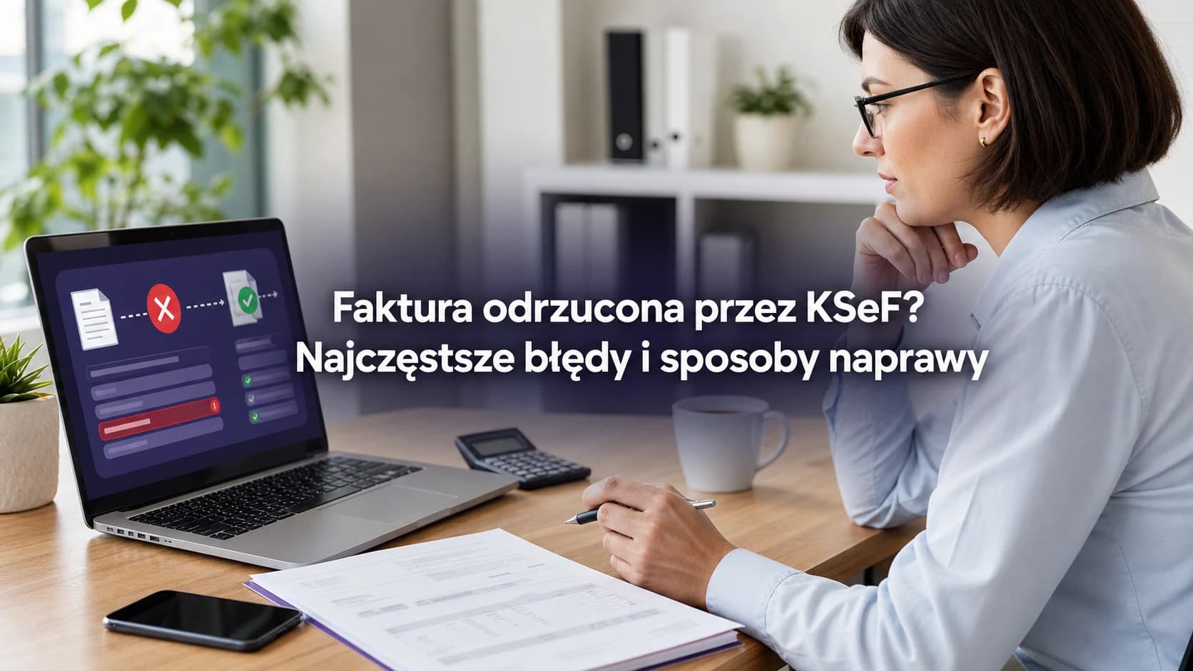 KSeF відхилив рахунок? Поширені помилки та способи виправлення