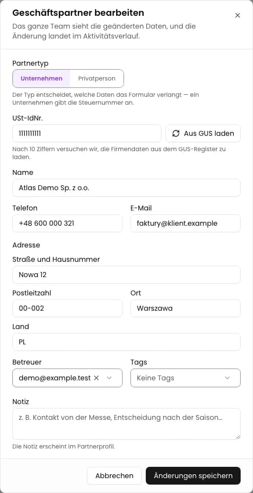 Schritt 5. Formular erneut öffnen