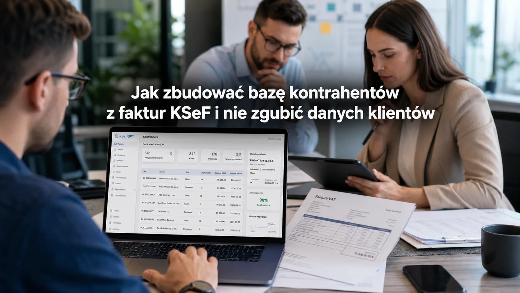 Wie Sie aus KSeF-Rechnungen eine Geschäftspartnerdatenbank aufbauen