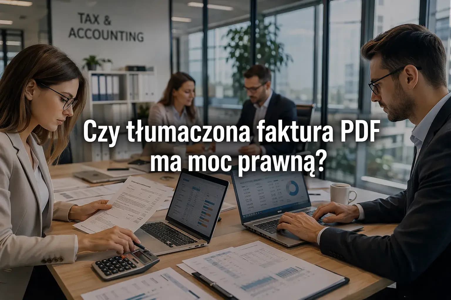 Does a translated KSeF invoice PDF have legal force?