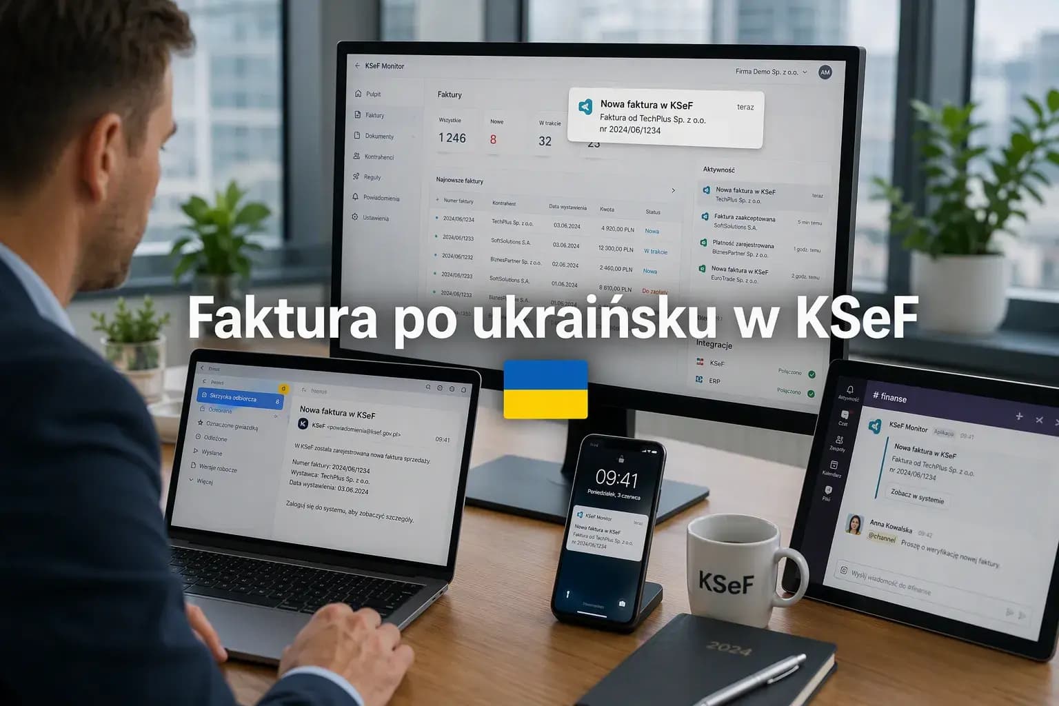 KSeF Invoice in Ukrainian for a Counterparty or Finance Team