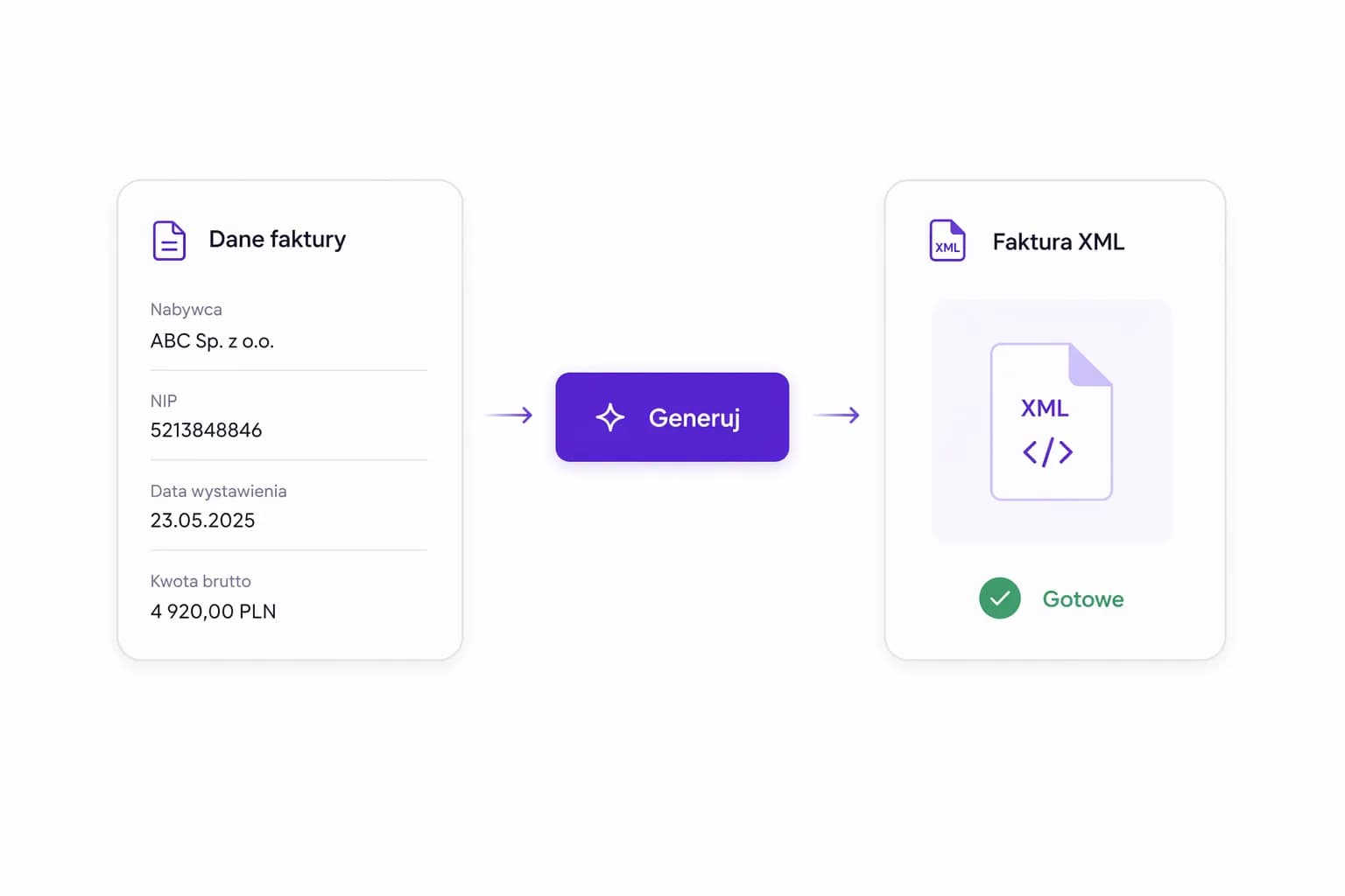 KSeF XML Invoice Generator