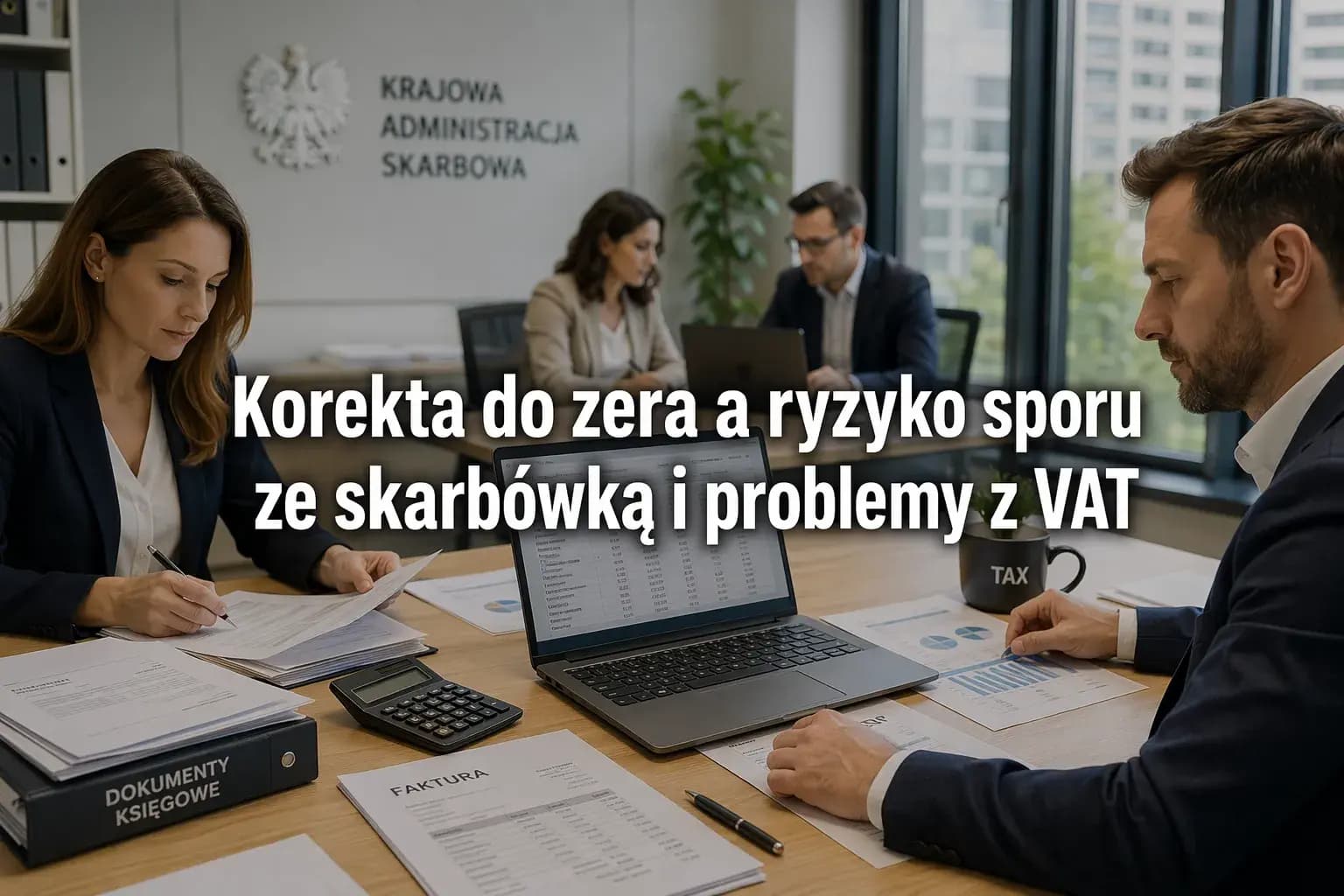 Коригування до нуля в KSeF і ризик спору з податковою щодо VAT