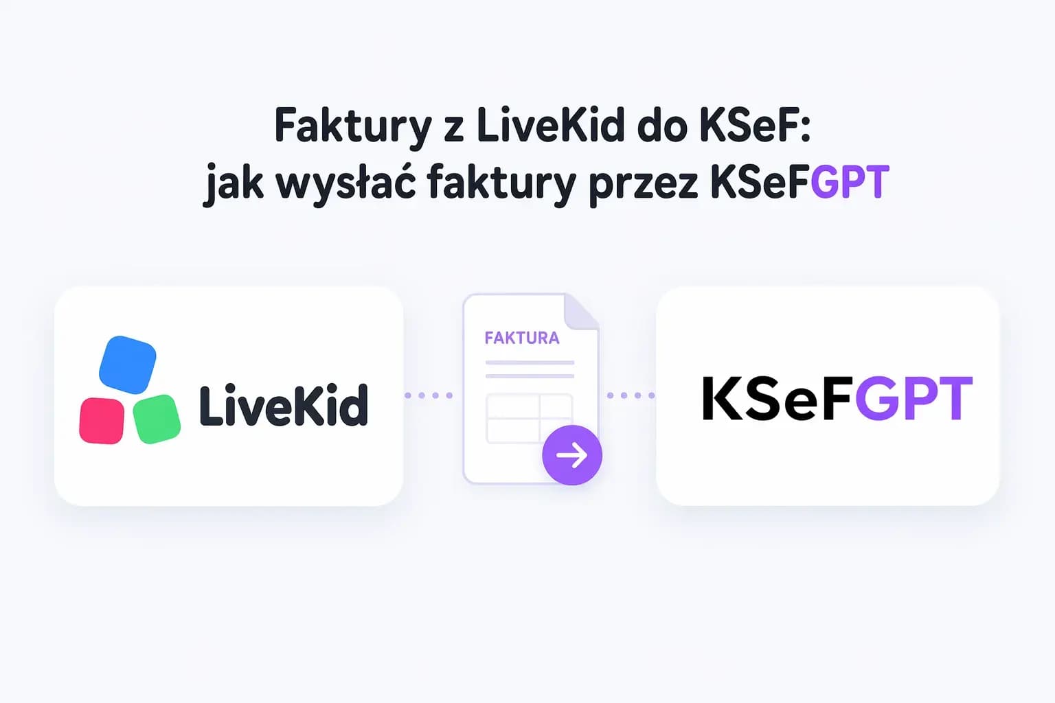 З LiveKid до KSeF: PDF рахунки і розрахунки