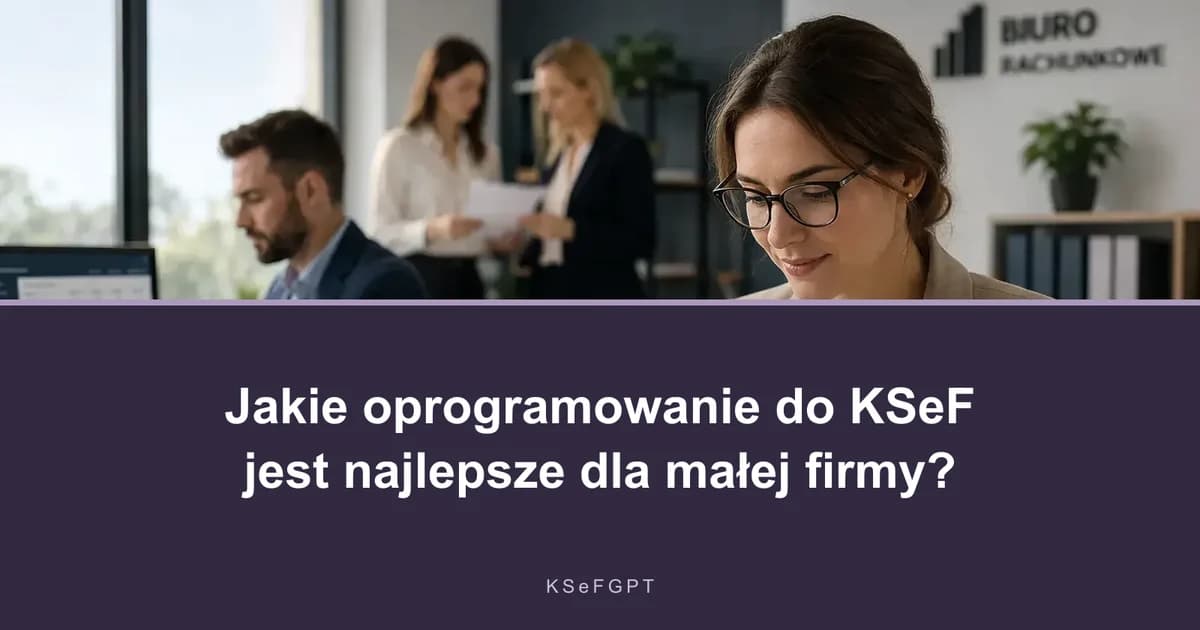Яке програмне забезпечення KSeF обрати малому бізнесу?
