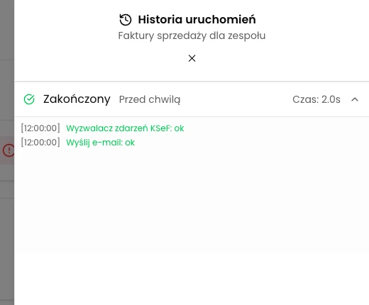 KSeFGPT: Po nowej fakturze sprzedaży sprawdź historię i otwórz PDF w skrzynce.