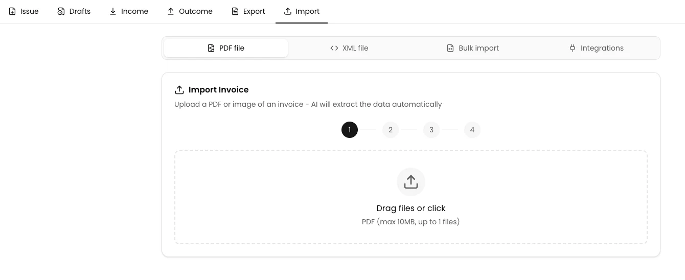 Open PDF import - KSeFGPT